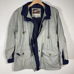 Vintage Trail Designs Utility Jacket Men’s M Gray Cotton Cabincore Barn Chore